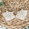 波西米亞手工編織流蘇耳環