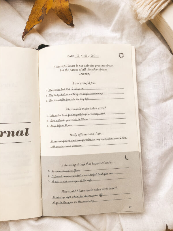 The Five Minute Journal 五分鐘感恩日記
