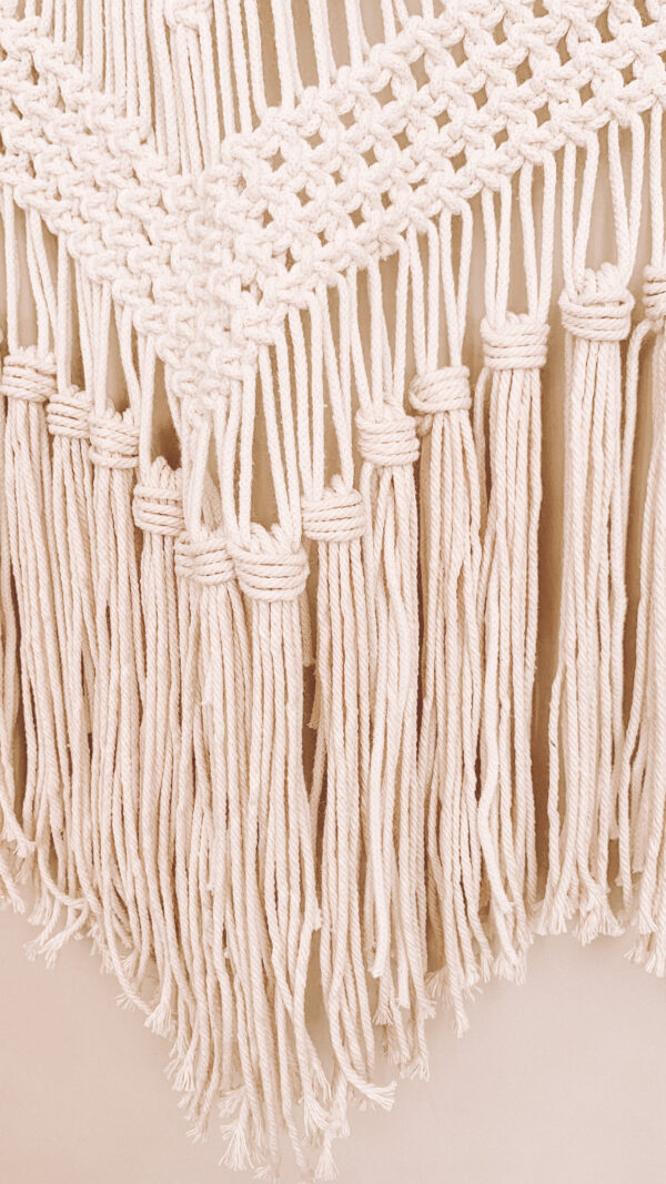 37536067 大型月亮捕夢網編織壁幔 HandMade Bohemian Moon Dreamcatcher
