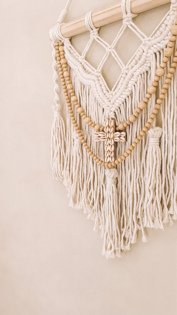 浪漫十字手工編織壁幔 Cross Macrame Wall Hanging