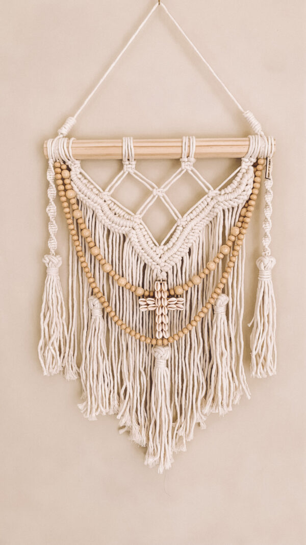 浪漫十字手工編織壁幔 Cross Macrame Wall Hanging