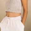 48876303 編織後交叉手工衣 Handmade Crop Top