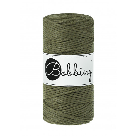 Bobbiny 回收再生棉繩 3mm 單股 (共9色)